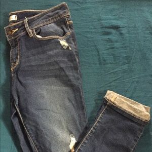 Bull head skinny jeans